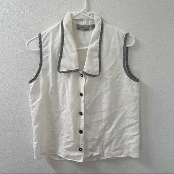 For Pete’s sake linen too white medium - Picture 1 of 4